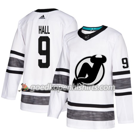 New Jersey Devils Taylor Hall 9 2019 All-Star Adidas Wit Authentic Shirt - Mannen